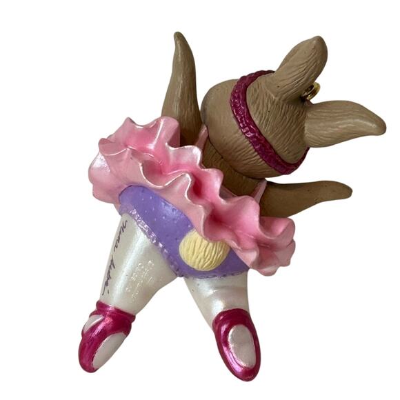 Vintage Hallmark Ballerina Bunny Ornament - Picture 2 of 4